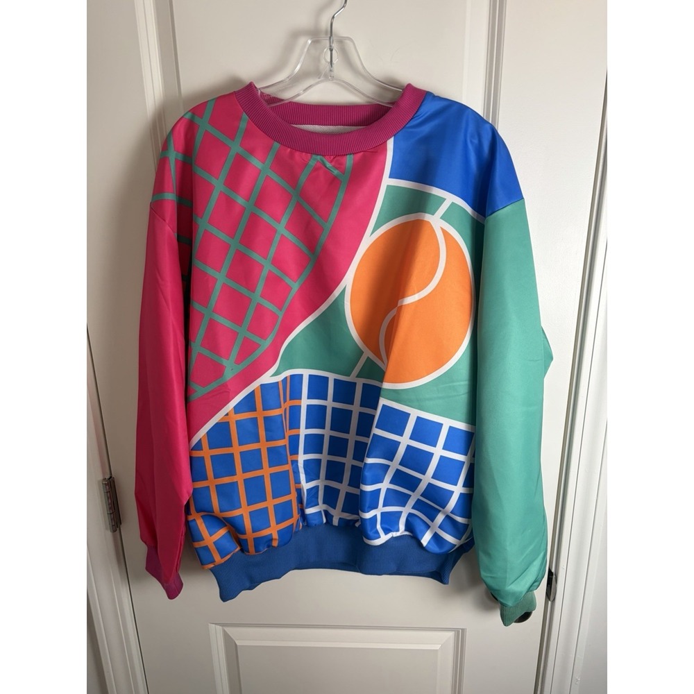 NWT!! Rowing Blazers X K-Swiss Size Med, Wearing is Believing Tennis Windbreaker